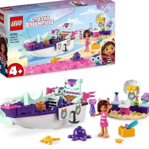 * Maisons De Poupee<10786 - ® Gabby Et La Maison Magique - Le Bateau Et Le Spa De Gabby Et Marine