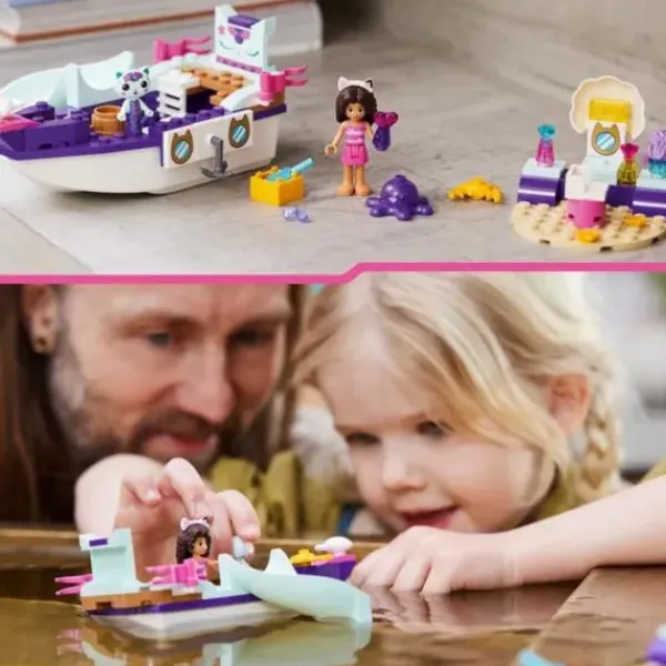 * Maisons De Poupee<10786 - ® Gabby Et La Maison Magique - Le Bateau Et Le Spa De Gabby Et Marine