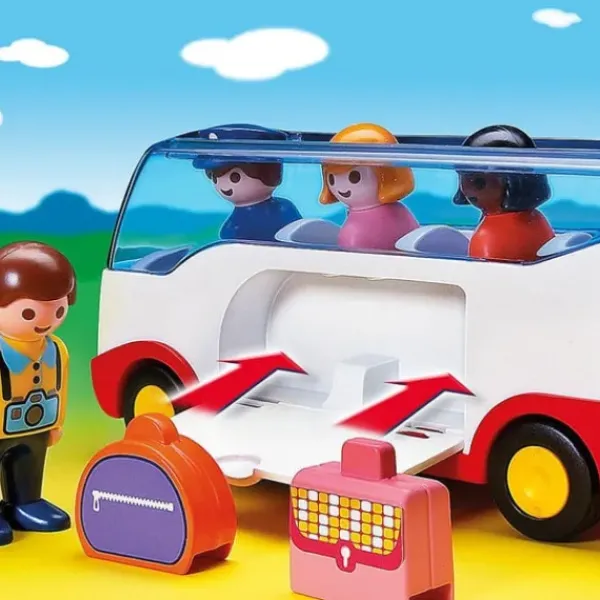 Playmobil Playmobil<6773 - Autocar De Voyage - 1.2.3