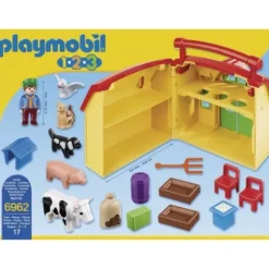 Playmobil Playmobil<6962 - Ferme Transportable - 1.2.3