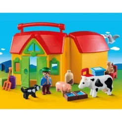 Playmobil Playmobil<6962 - Ferme Transportable - 1.2.3