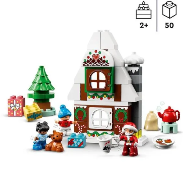 LEGO 1Er Age<10976 - ® Duplo - La Maison En Pain D'Epices Du Pere Noel