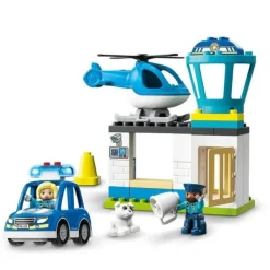 LEGO 1Er Age<10959 - ® Duplo - Le Commissariat Et L'Helicoptere De La Police
