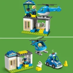 LEGO 1Er Age<10959 - ® Duplo - Le Commissariat Et L'Helicoptere De La Police