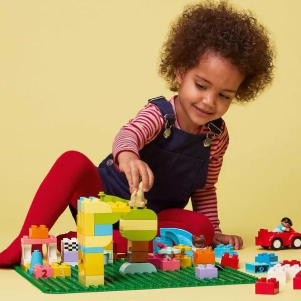LEGO 1Er Age<10980 - ® Duplo La Plaque De Construction Verte