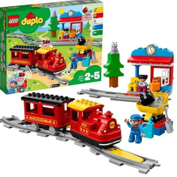 LEGO Jouets À Emboîter, À Empiler<10874 - ® Duplo Le Train A Vapeur