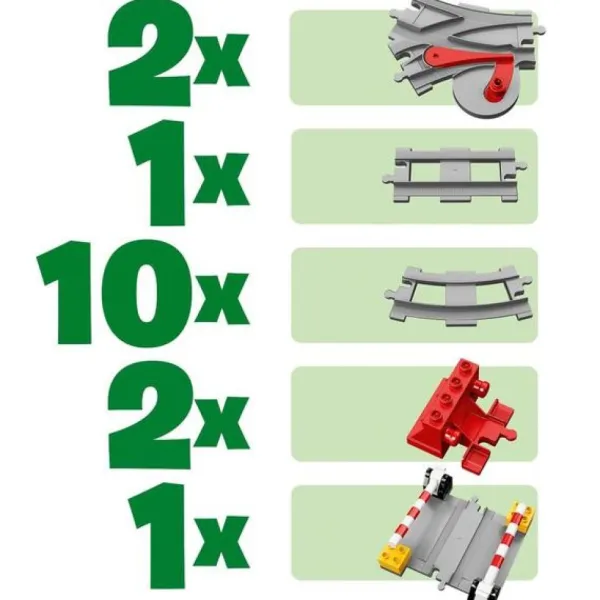 LEGO 1Er Age<10882 - ® Duplo Les Rails Du Train