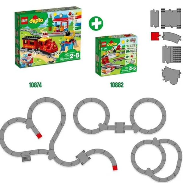 LEGO 1Er Age<10882 - ® Duplo Les Rails Du Train
