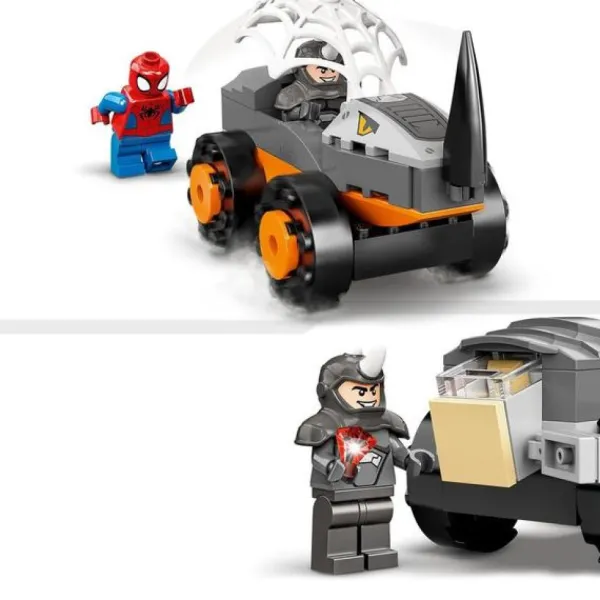 LEGO Lego, Briques Et Blocs<10782 - ® Marvel - Le Combat Des Camions, Hulk Contre Le Rhino