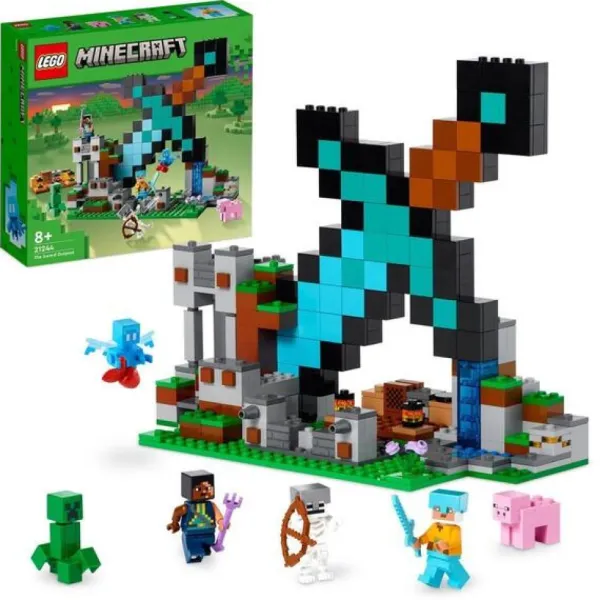 LEGO Lego, Briques Et Blocs<21244 - ® Minecraft - L'Avant-Poste De L'Epee