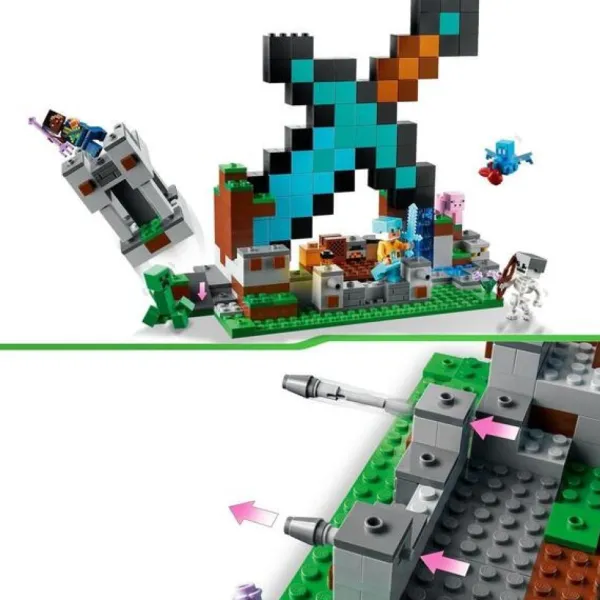 LEGO Lego, Briques Et Blocs<21244 - ® Minecraft - L'Avant-Poste De L'Epee