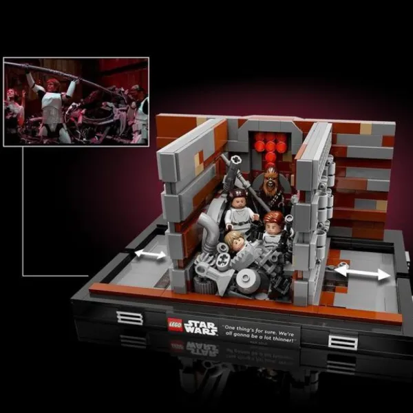 LEGO Lego, Briques Et Blocs<75339 - ® Star Wars - Diorama Du Compacteur De Dechets De L'Etoile De La Mort