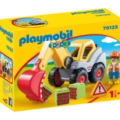 Playmobil Playmobil<70125 - 1.2.3 - Pelleteuse