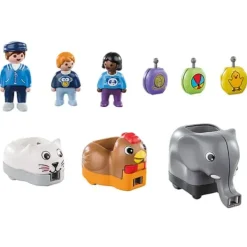 Playmobil Playmobil<70405 - 1.2.3 - Train Des Animaux