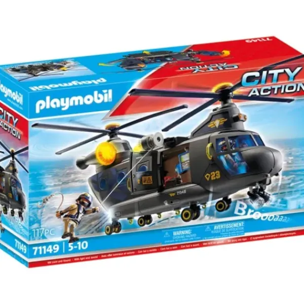 Playmobil Playmobil<71149 – City Action - Helicoptere Des Forces Speciales