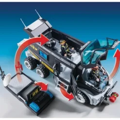 Playmobil Playmobil<9360 - City Action - Camion Des Policiers D'Elite Avec Sirene