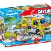 Playmobil Playmobil<71202 - City Life - Ambulance Avec Effets Lumineux