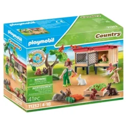 Playmobil Playmobil<71252 - Country - Enfant Avec Enclos Et Lapins