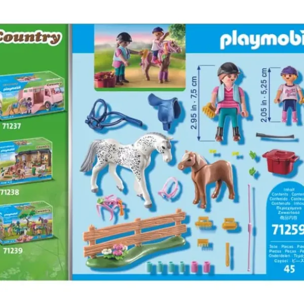 Playmobil Playmobil<71259 - Country - Starter Pack Cavaliers Et Chevaux
