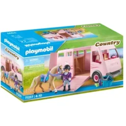 Playmobil Playmobil<71237 - Country - Van Avec Chevaux
