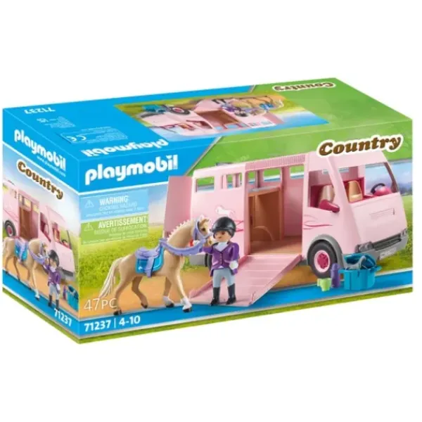 Playmobil Playmobil<71237 - Country - Van Avec Chevaux