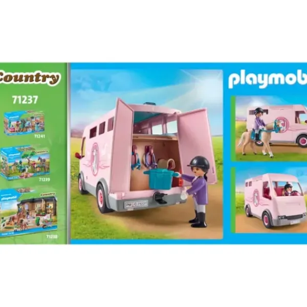 Playmobil Playmobil<71237 - Country - Van Avec Chevaux