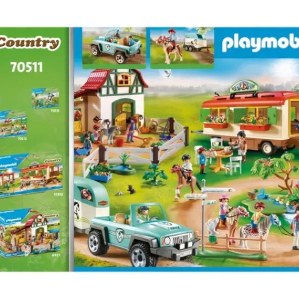 Playmobil Playmobil<70511 - Country - Voiture Et Van Pour Poney
