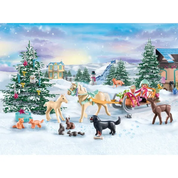 Playmobil Calendriers De L'avent<71345 - La Magie De Noel - Calendrier De L'avent Equestre