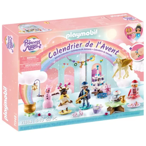 Playmobil Calendriers De L'avent<71348 - Princess Magic - Calendrier De L'avent Arc-En-Ciel