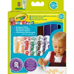 Crayola Dessin Et Peinture<8 Feutres Lavables Mini Kids
