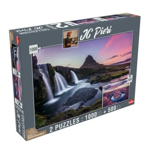 Goliath Puzzle 500 À 1000 Pièces<2 Puzzles 1000 Et 500 Pieces - Islande Et Etats-Unis