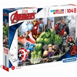 Clementoni Puzzles Enfants De 50 À 249 Pièces<2 Puzzles 104 Pcs, Marvel Avengers -
