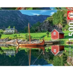 Educa Puzzle 1500 À 3000 Pièces<1500 Viking Ship