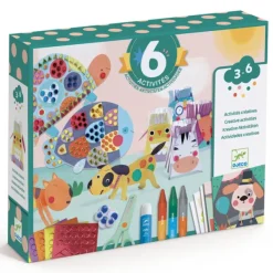 Djeco Découpage, Collage, Pliage<Activités Creatives Animaux Et Leurs Maisons
