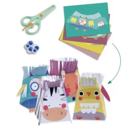 Djeco Découpage, Collage, Pliage<Activités Creatives Animaux Et Leurs Maisons