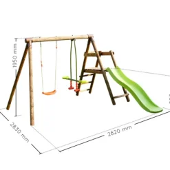Soulet Balancoires Et Portiques<Aire De Jeux Avec Toboggan Menthe