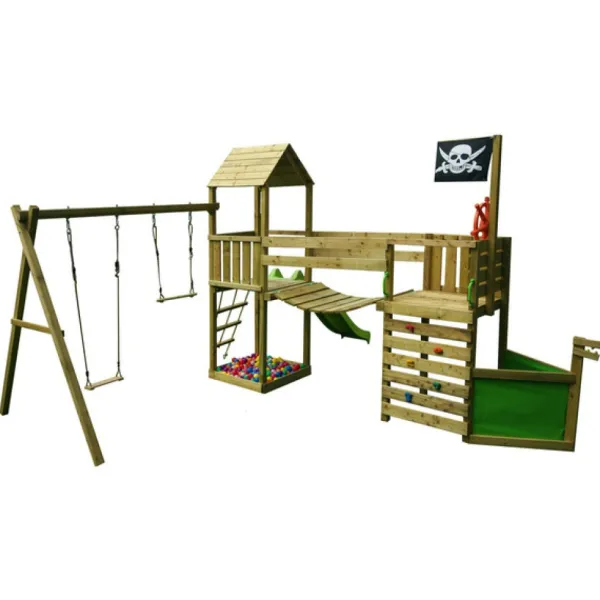 BnB Wood Aires De Jeux<Aire De Jeux Viking Avec Tour Et Portique