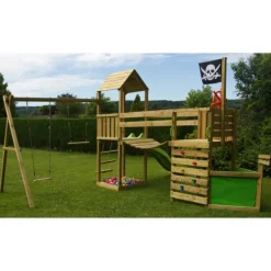 BnB Wood Aires De Jeux<Aire De Jeux Viking Avec Tour Et Portique
