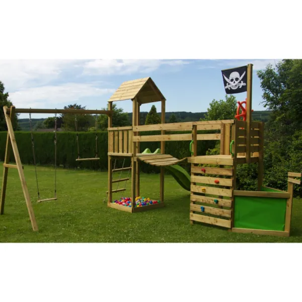 BnB Wood Aires De Jeux<Aire De Jeux Viking Avec Tour Et Portique