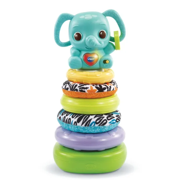 VTech Jouets À Emboîter, À Empiler<Anneaux A Empiler - Nino, Elephanteau Empilo 3 En 1