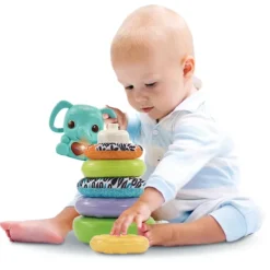 VTech Jouets À Emboîter, À Empiler<Anneaux A Empiler - Nino, Elephanteau Empilo 3 En 1