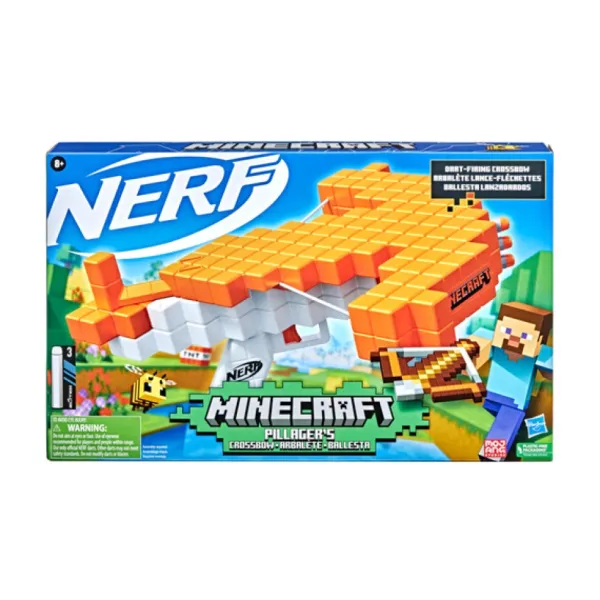 Nerf Nerf Et Jeux De Tirs<Arbalete A Flechettes Du Pilleur De Blocs - Minecraft