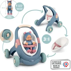 Smoby Activités D'éveil<Baby Walker 3 En 1 + Poupon