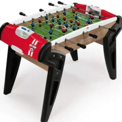 Smoby Baby-Foot<Babyfoot N°1 Evolution - Structure Bois - 2 Balles Incluses