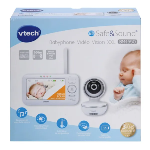 VTech Veilleuses<Babyphone Video Vision Xxl - Bm4550