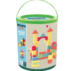 WOOD N PLAY 1Er Age<Baril 100 Blocs De Construction