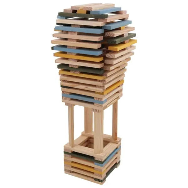 Kapla Planchettes Et Construction En Bois<Baril 120 Planchettes Bleu/Jaune/Vert