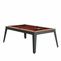 Rene Pierre Billards<Billard Steel Chene/Gris Avec Plateau