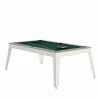 Rene Pierre Billards<Billard Steel Oslo Blanc Avec Plateau