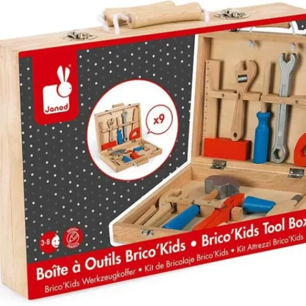 Janod Bricolage<Boite A Outils Brico'Kids En Bois